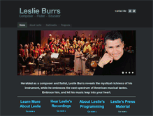 Tablet Screenshot of leslieburrs.com